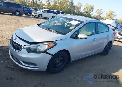 2015 Kia Forte Lx из США, поврежденный, VIN KNAFK4A61F5406568